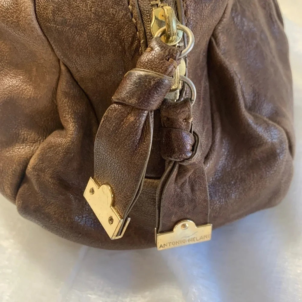 Antonio Melani soft brown hobo bag.